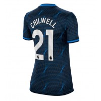 Chelsea Ben Chilwell #21 Vieraspaita Naiset 2023-24 Lyhythihainen